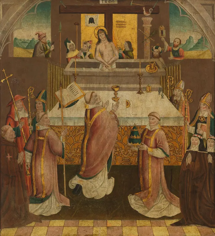Mass of Saint Gregory Wall Art by anonymous - High-Resolution Digital Print
