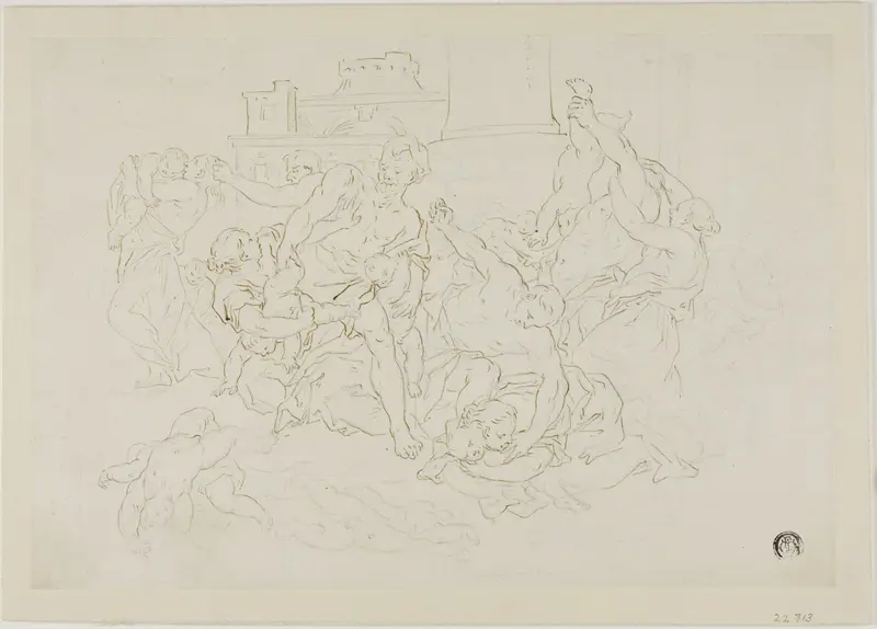 Massacre of the Innocents Wall Art by Pietro Dandini - High-Resolution Digital Print