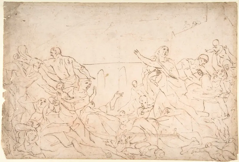 Massacre of the Innocents Wall Art by Anonymous, Italian, 16th century - High-Resolution Digital Print