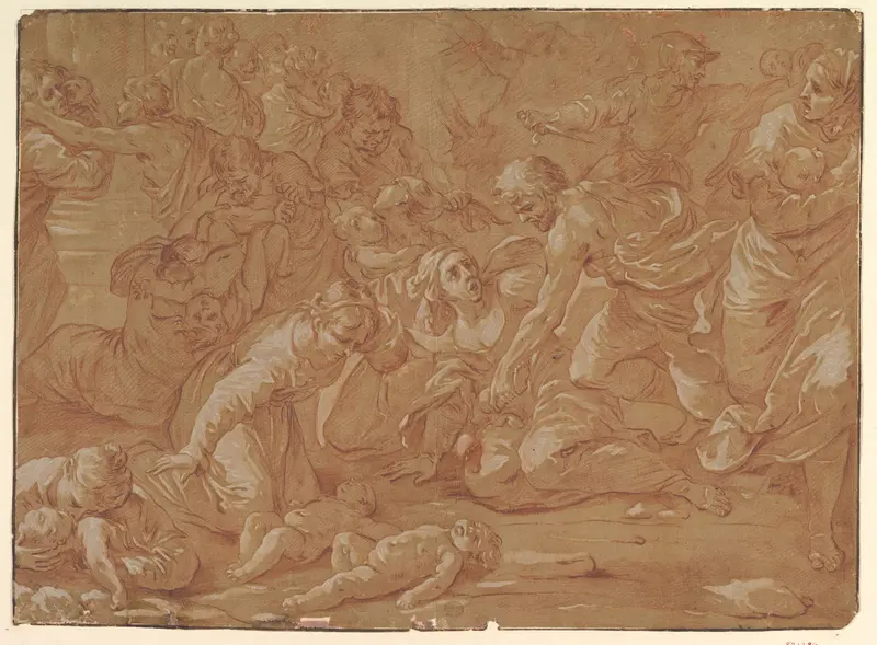 Massacre of the Innocents Wall Art by Anonymous, Italian, 17th century - High-Resolution Digital Print