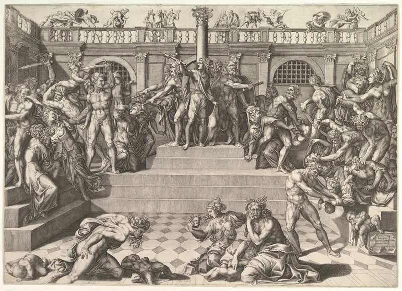 Massacre of the Innocents Wall Art by Baccio Bandinelli - High-Resolution Digital Print