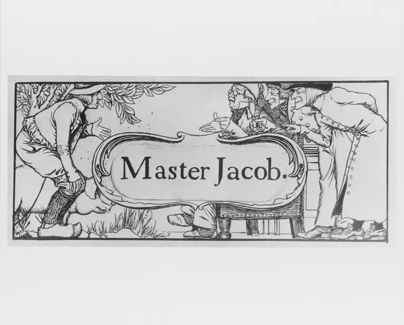 Master Jacob, for "The Wonder Clock" Wall Art by Howard Pyle - High-Resolution Digital Print