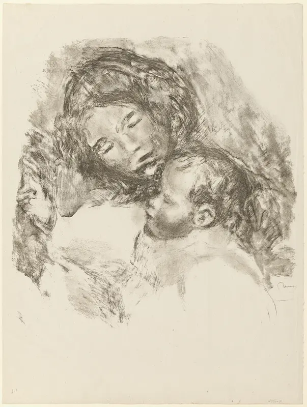Maternity, large plate