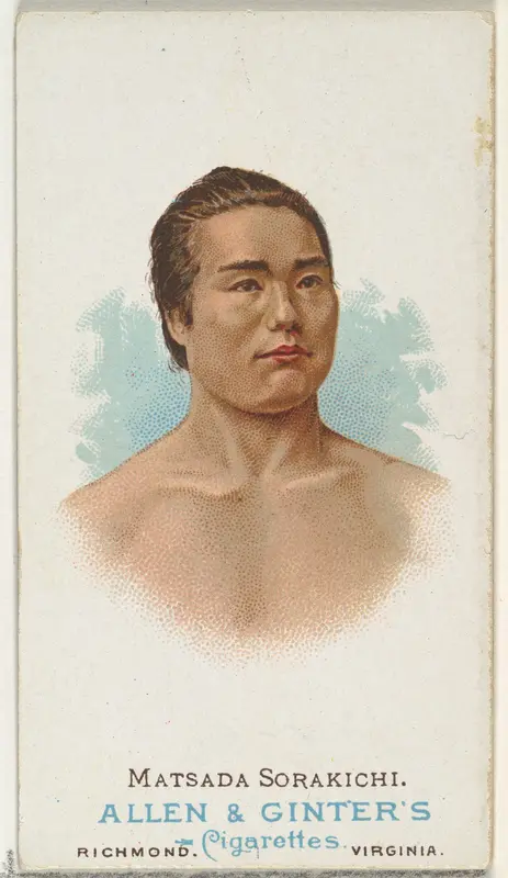 Matsuda Sorakichi, Wrestler, from World's Champions, Series 1 (N28) for Allen & Ginter Cigarettes Wall Art by Allen & Ginter - High-Resolution Digital Print