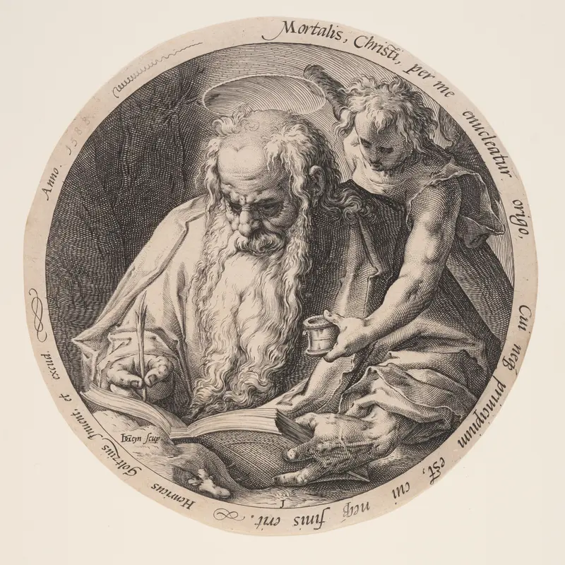 Matthew, from The Evangelists Wall Art by Jacob de Gheyn, II - High-Resolution Digital Print