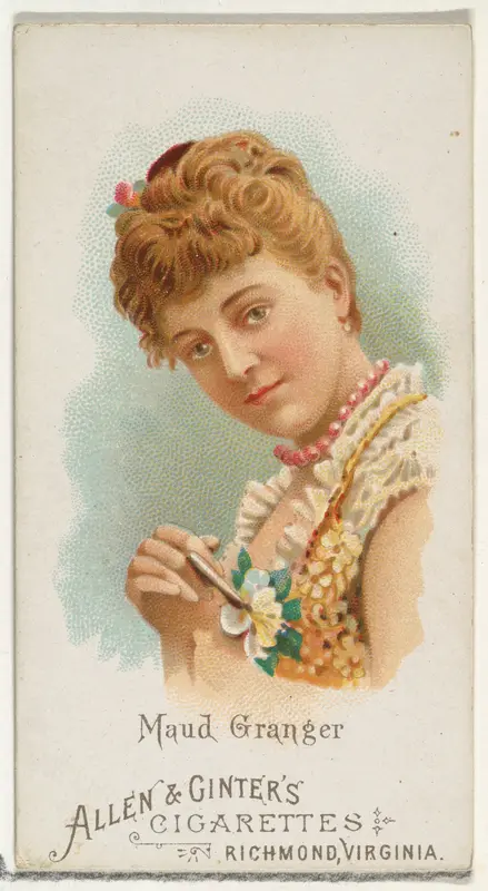 Maud Granger, from World's Beauties, Series 1 (N26) for Allen & Ginter Cigarettes Wall Art by Allen & Ginter - High-Resolution Digital Print