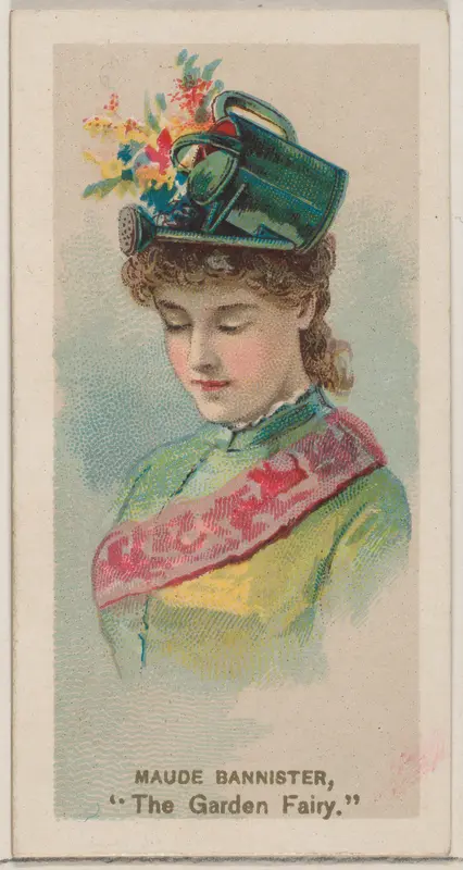 Maude Bannister as "The Garden Fairy," from the series Fancy Dress Ball Costumes (N73) for Duke brand cigarettes Wall Art by W. Duke, Sons & Co. - High-Resolution Digital Print