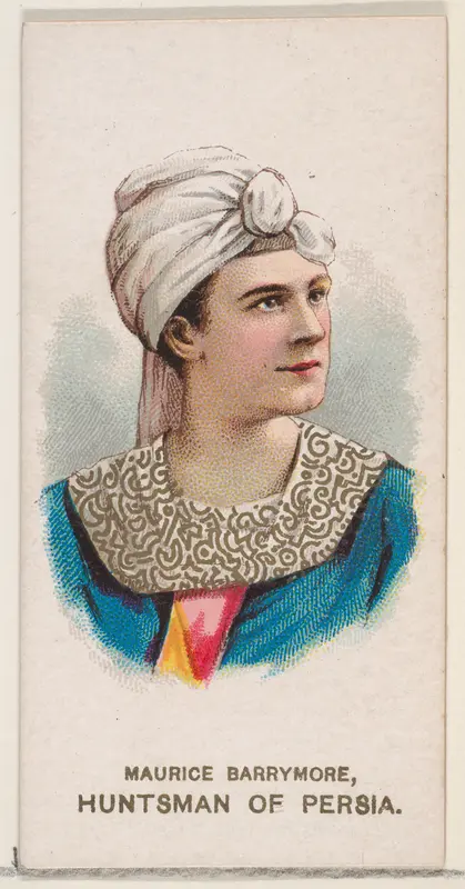 Maurice Barrymore as a Huntsman of Persia, from the set Actors and Actresses, Second Series (N71) for Duke brand cigarettes Wall Art by W. Duke, Sons & Co. - High-Resolution Digital Print