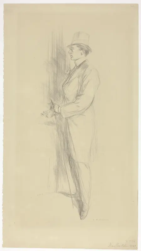 Max Beerbohm Wall Art by Charles Haslewood Shannon - High-Resolution Digital Print