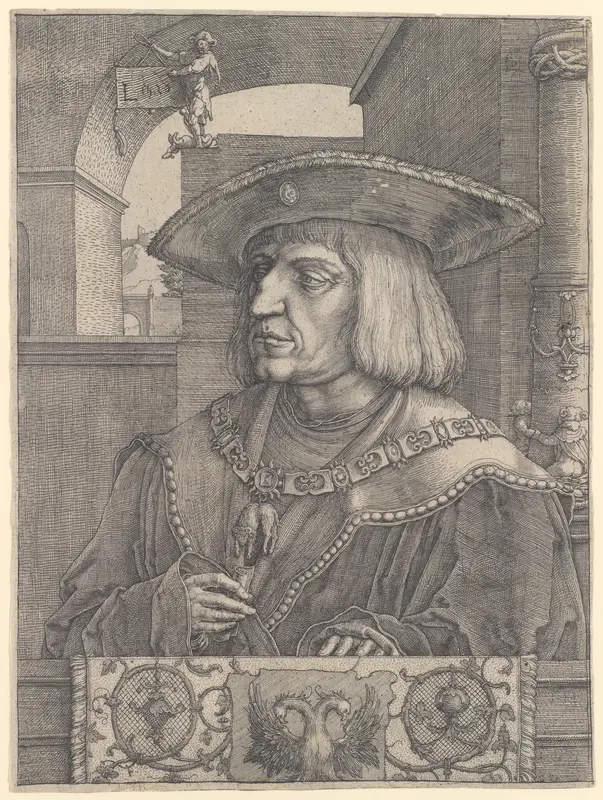 Maximilian I Wall Art by Lucas van Leyden - High-Resolution Digital Print