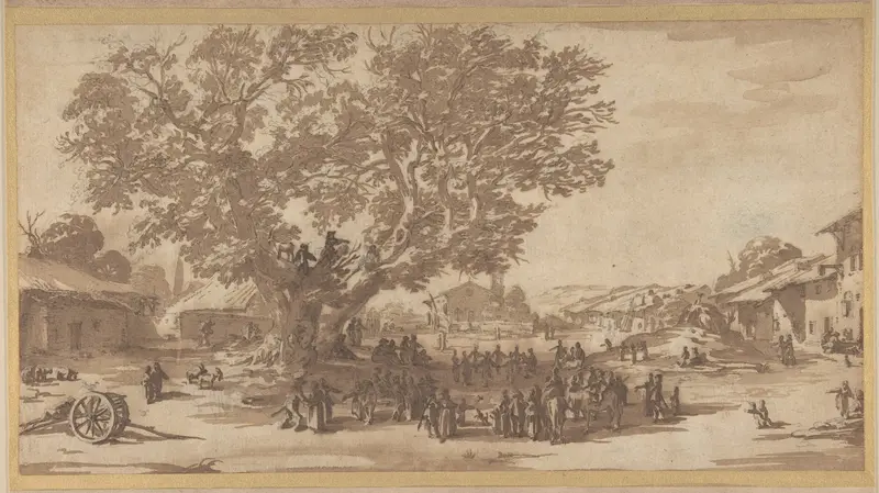 May Day Celebrations at Xeuilley Wall Art by Jacques Callot - High-Resolution Digital Print