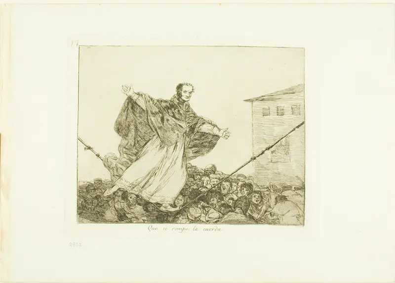 May the cord break, plate 77 from The Disasters of War