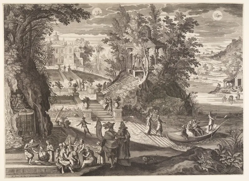 May/June, from The Twelve Months Wall Art by Aegidius Sadeler, II - High-Resolution Digital Print