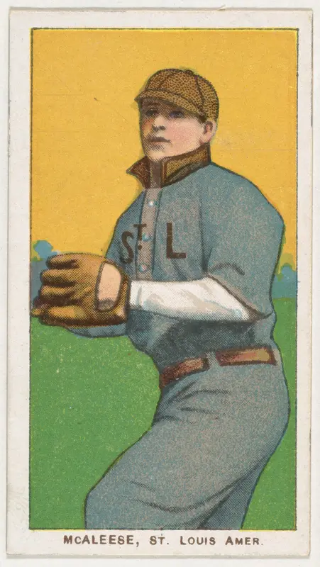McAleese, St. Louis, American League, from the White Border series (T206) for the American Tobacco Company Wall Art by American Tobacco Company - High-Resolution Digital Print