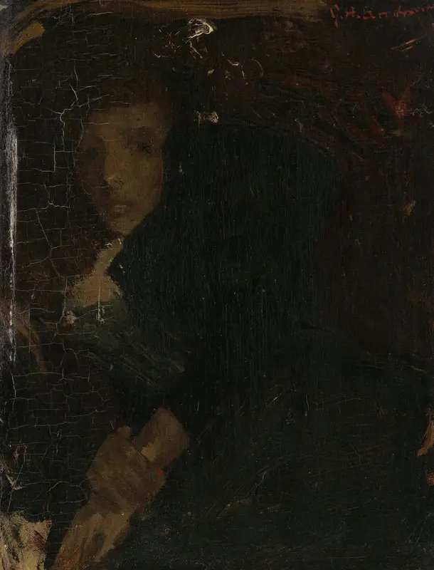 MCJ (Marie) Jordan (1866-1948), The Artist's Wife Wall Art by Unknown - High-Resolution Digital Print