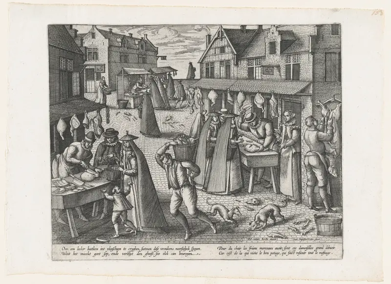Meat Market (from the pair Meat Market and Vegetable Market)
