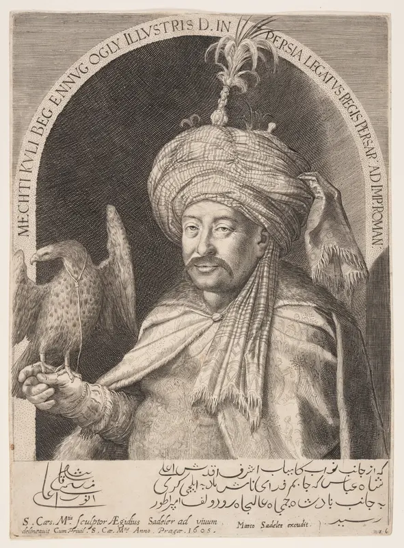 Mechti Kuli Beg (Mehdi Quli Beg), Persian Ambassador in Prague