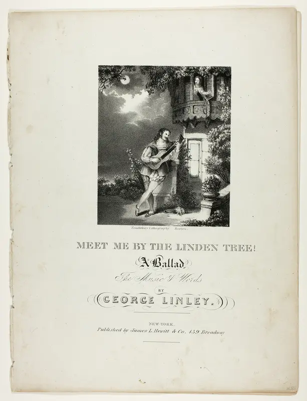 Meet Me by the Linden Tree Wall Art by Pendleton's Lithography - High-Resolution Digital Print