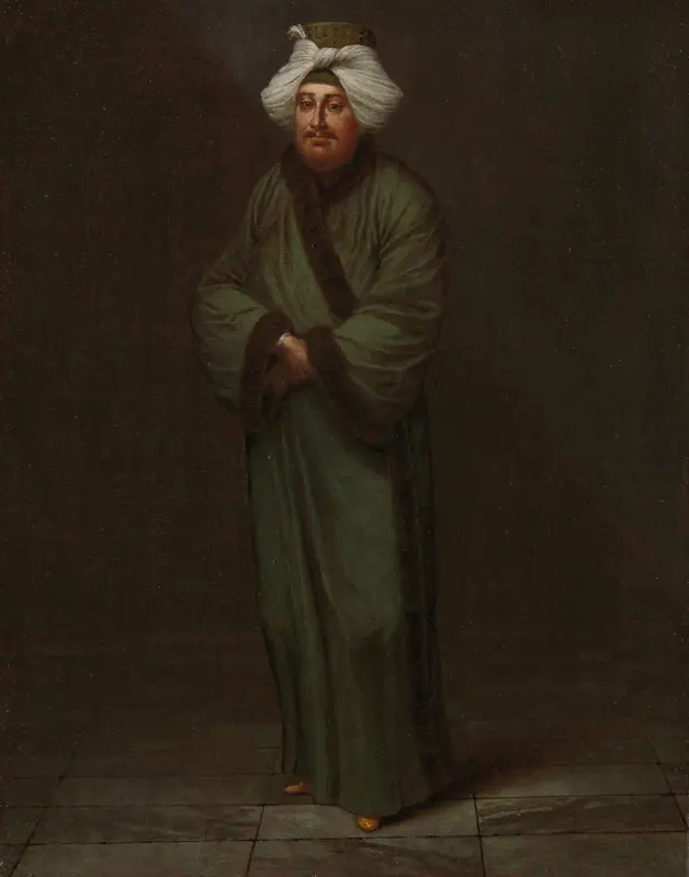 Mehmet, the vizir kâhyasi Wall Art by Jean Baptiste Vanmour - High-Resolution Digital Print
