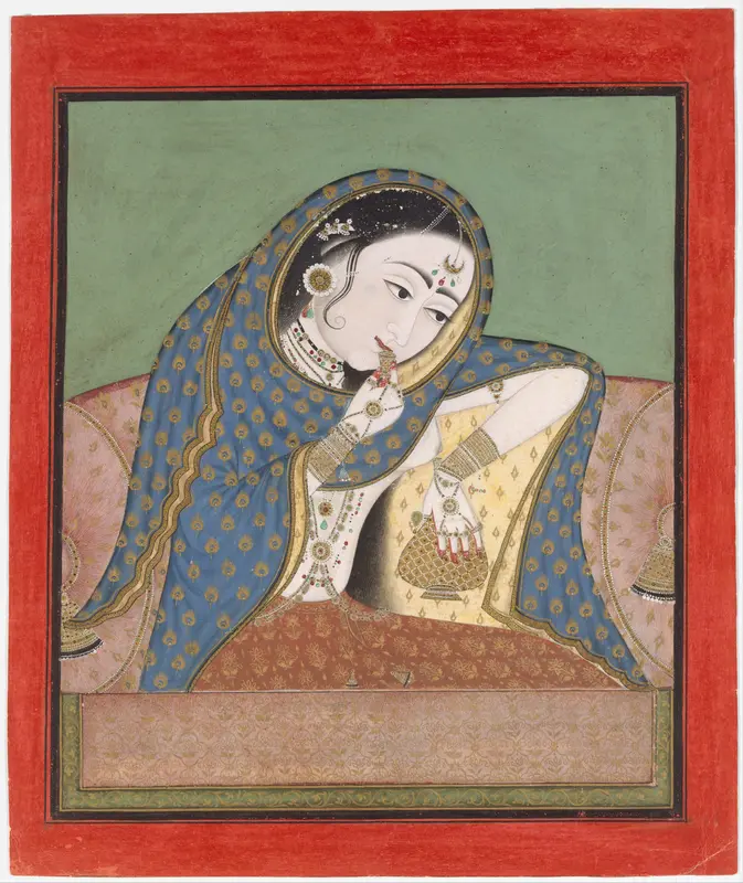 Melancholy Courtesan Wall Art by Unknown - High-Resolution Digital Print