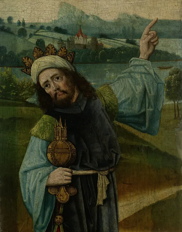 Melchior, een van de drie koningen Wall Art by anonymous - High-Resolution Digital Print