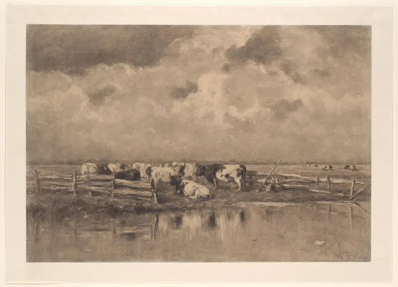 Melkbocht aan de Schie Wall Art by Unknown - High-Resolution Digital Print