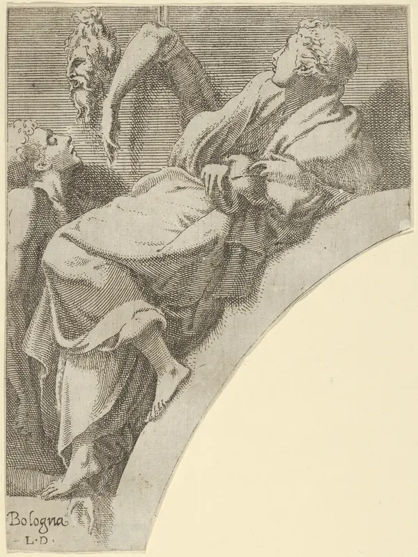 Melpomene, from "Twelve Muses and Goddesses" Wall Art by Léon Davent - High-Resolution Digital Print