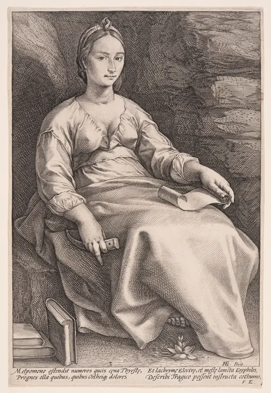 Melpomene, The Muse of Tragedy, from The Nine Muses