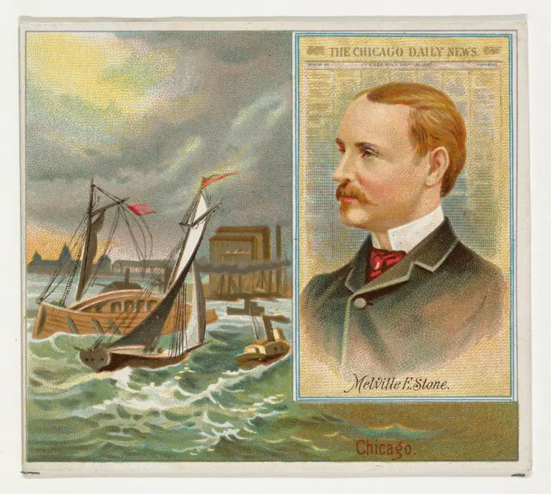Melville E. Stone, The Chicago Daily News, from the American Editors series (N35) for Allen & Ginter Cigarettes Wall Art by Allen & Ginter - High-Resolution Digital Print