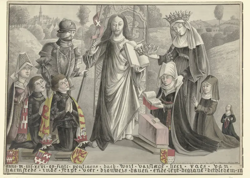 Memorietafel van heer Raas van Haamstede, gedood tijdens de slag bij Brouwershaven, 1426 Wall Art by Unknown - High-Resolution Digital Print