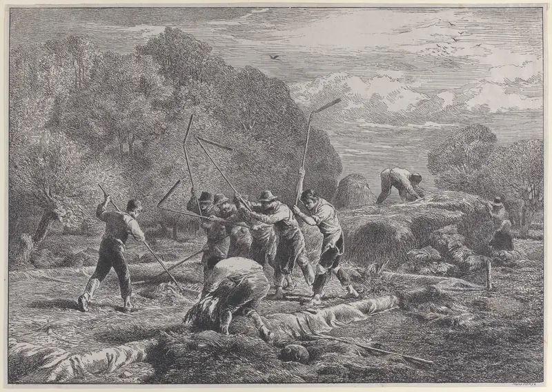 Men thrashing Wall Art by Anonymous - High-Resolution Digital Print