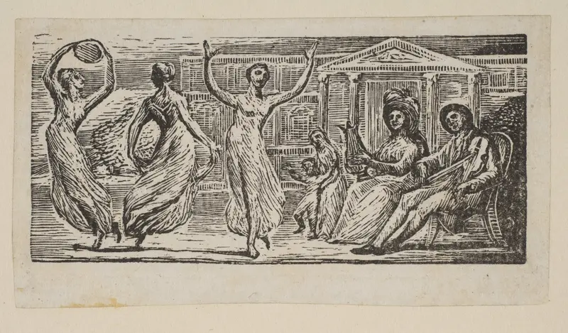 Menalcus Watching Women Dance, from Thornton's "Pastorals of Virgil" Wall Art by William Blake - High-Resolution Digital Print