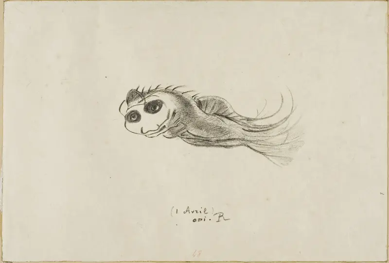 Menu of a Dinner for French Lithographers, April 1, 1887