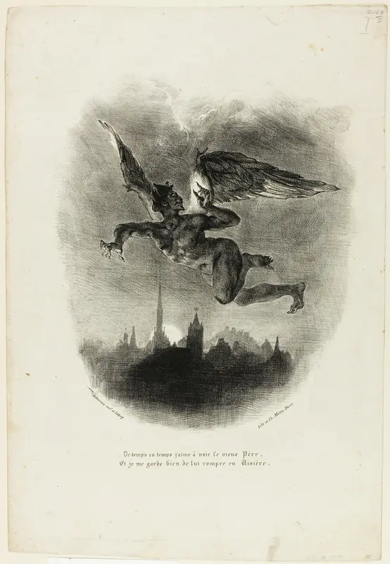 Mephistopheles Flying, from Faust