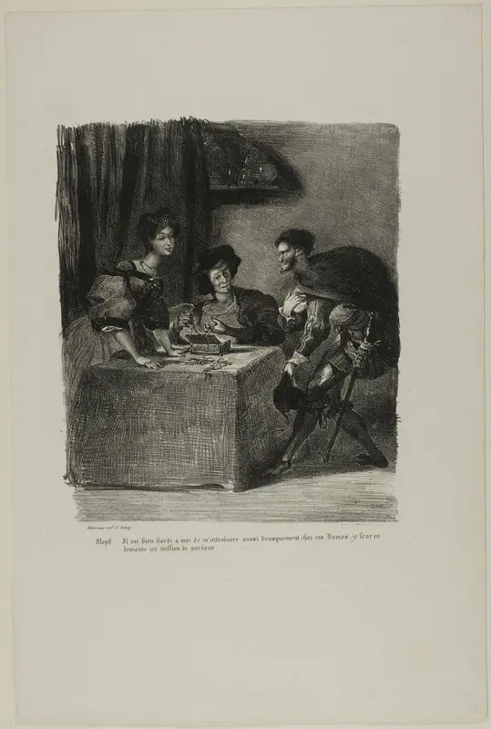 Mephistopheles Visits Martha, from Faust