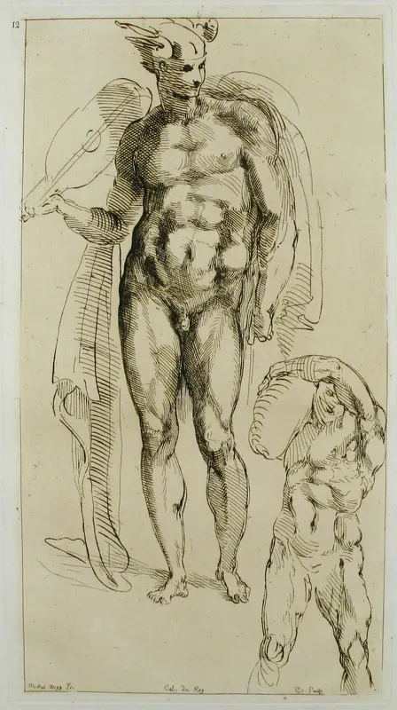 Mercury Wall Art by Anne Claude Philippe de Tubières, comte de Caylus - High-Resolution Digital Print