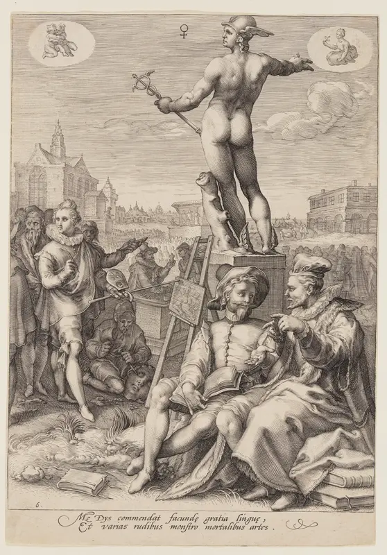Mercury Presiding over the Arts, from Seven Planetary Gods