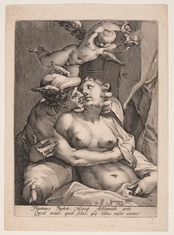 Mercury, Venus, and Cupid Wall Art by Pieter de Jode, I - High-Resolution Digital Print