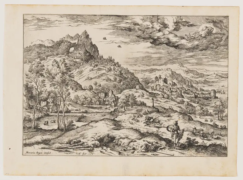 Mercury with Head of Argus in His Hand, from Landscapes with Biblical and Mythological Scenes