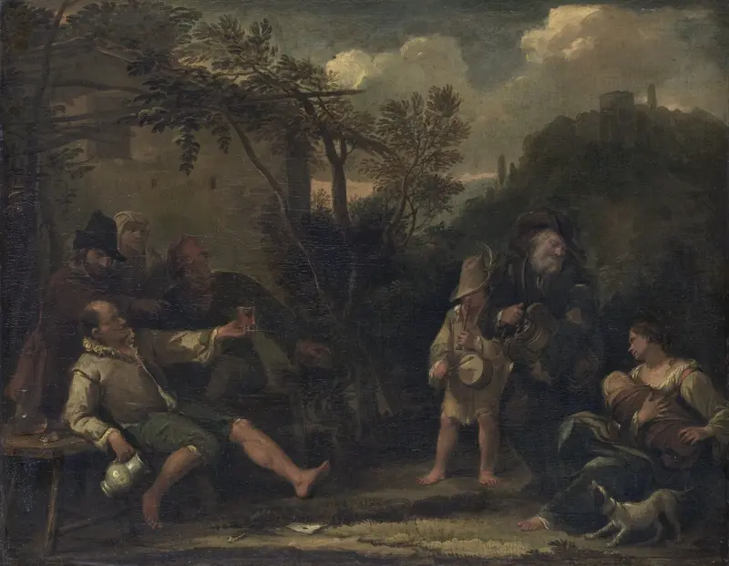 Merry Company Wall Art by Dirck Helmbreeker - High-Resolution Digital Print