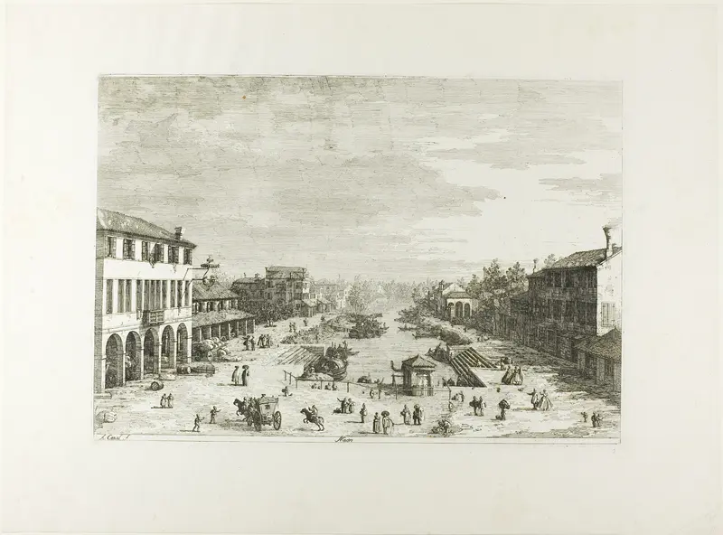 Mestre, from Vedute Wall Art by Canaletto - High-Resolution Digital Print