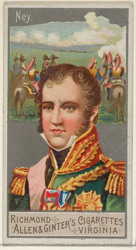 Michel Ney, from the Great Generals series (N15) for Allen & Ginter Cigarettes Brands Wall Art by Allen & Ginter - High-Resolution Digital Print