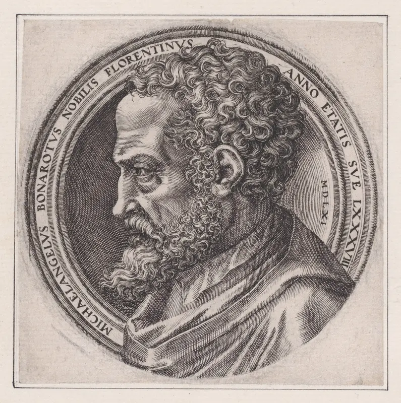 Michelangelo Buonarroti (?) Wall Art by Lambert Suavius - High-Resolution Digital Print