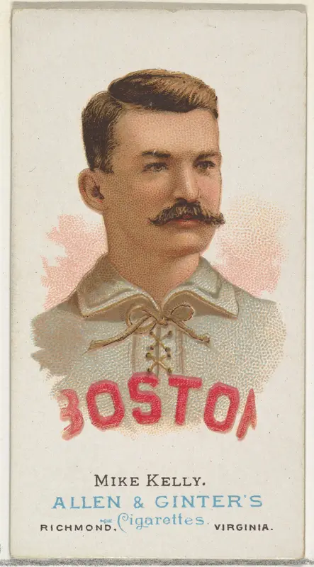Mike "King" Kelly, Baseball Player, from World's Champions, Series 1 (N28) for Allen & Ginter Cigarettes Wall Art by Allen & Ginter - High-Resolution Digital Print