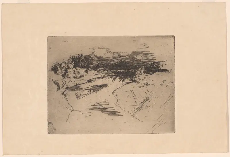 Mill Creek, Cincinnati Wall Art by John Henry Twachtman - High-Resolution Digital Print