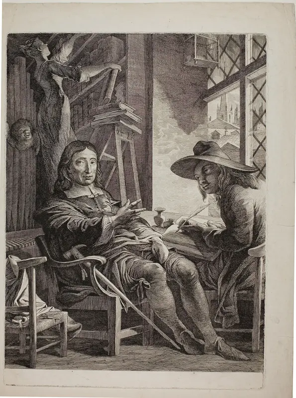 Milton Dictating to Ellwood the Quaker