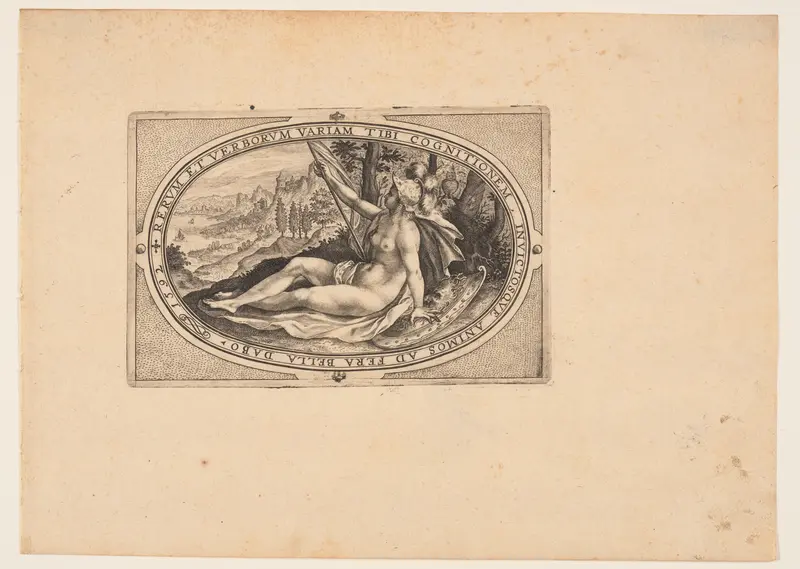 Minerva, from Gods and Goddesses Wall Art by Crispijn van de Passe, I - High-Resolution Digital Print