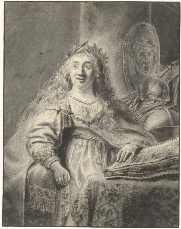 Minerva in her Study Wall Art by Ferdinand Bol - High-Resolution Digital Print