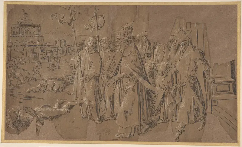 Miracle of Saint Gregory Wall Art by Anonymous, Netherlandish, 16th century - High-Resolution Digital Print