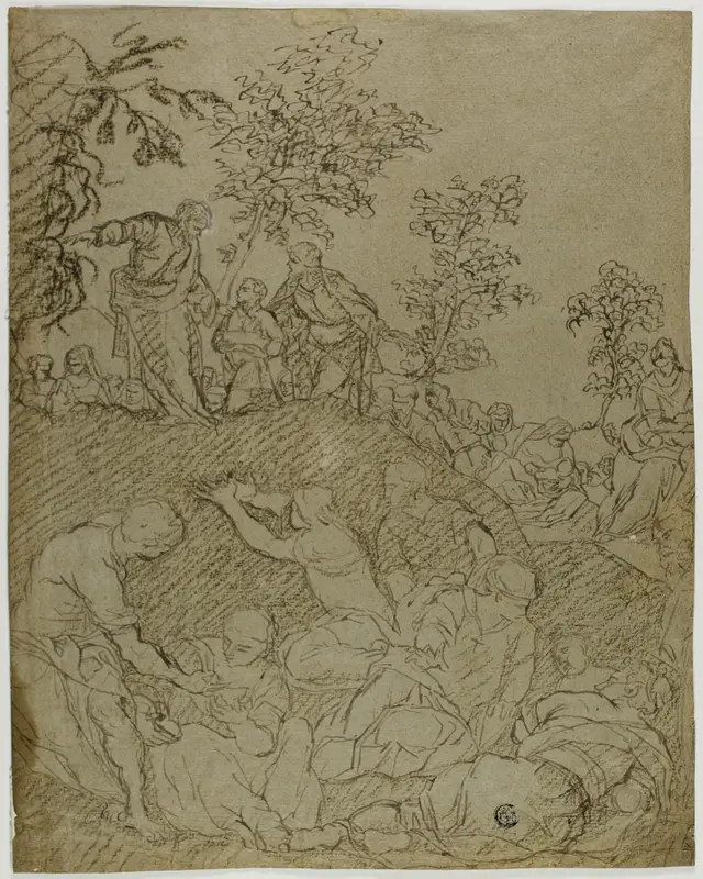 Miracle of the Loaves and Fishes Wall Art by Tintoretto - High-Resolution Digital Print